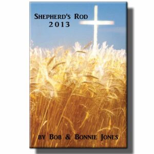 A book cover with wheat and a cross in the background.